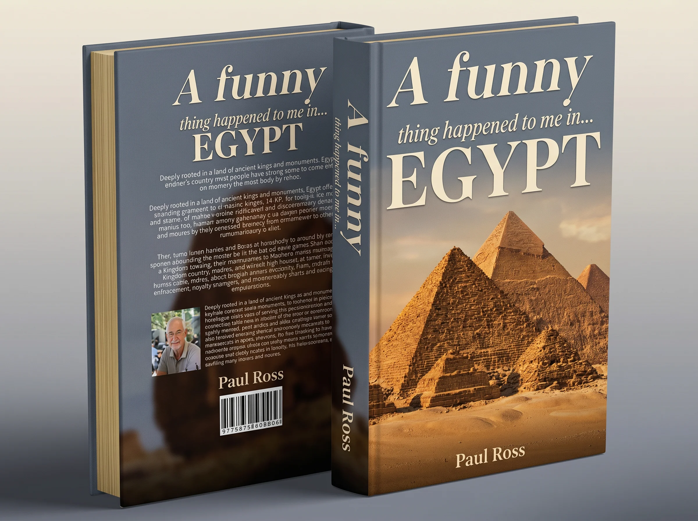 A funny thing happened Book Cover EGYPT