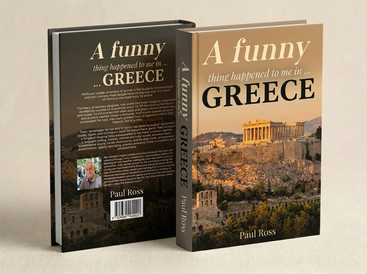 A funny thing happened Book Cover GREECE