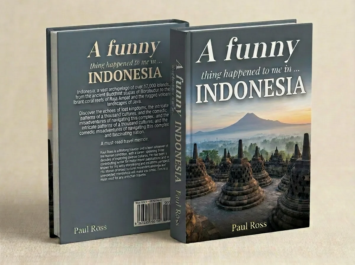 A funny thing happened Book Cover INDONESIA