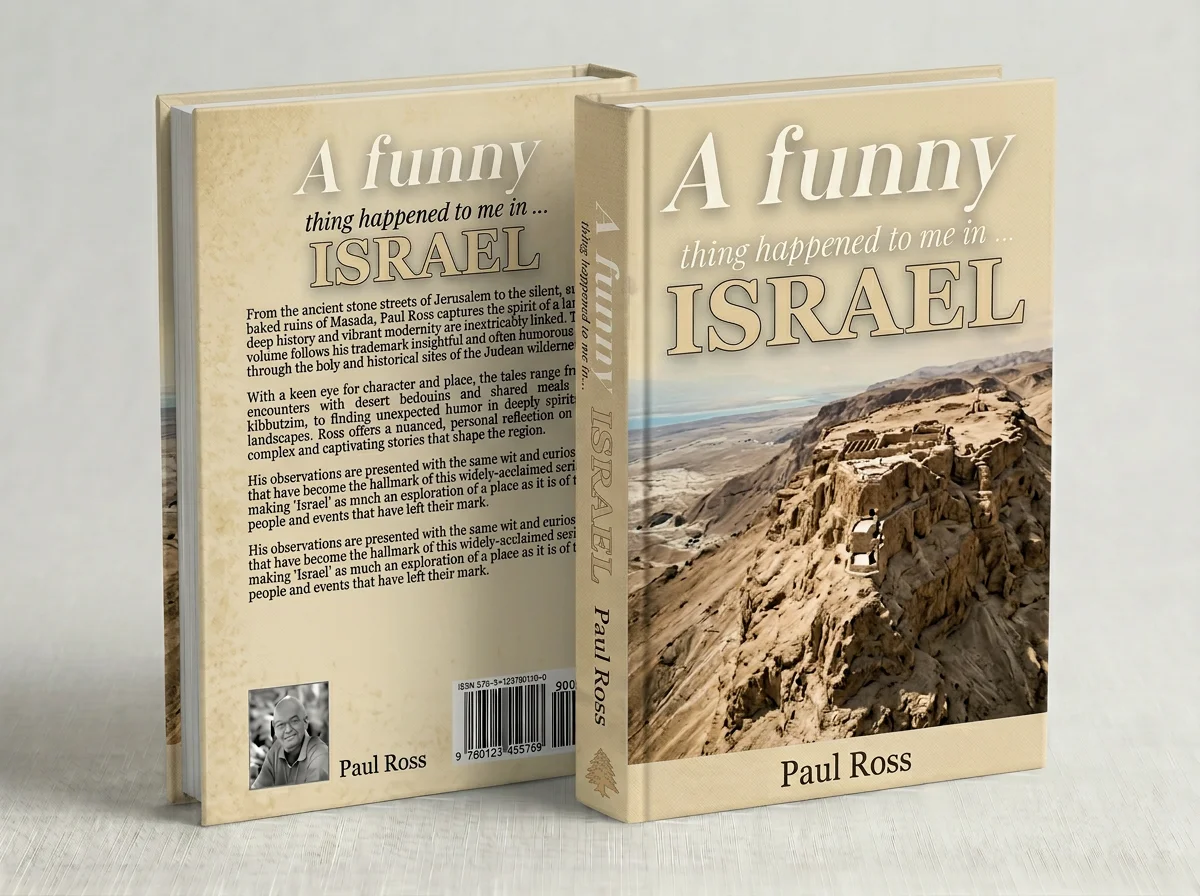 A funny thing happened Book Cover ISRAEL
