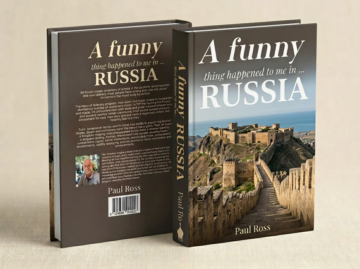 A funny thing happened Book Cover RUSSIA