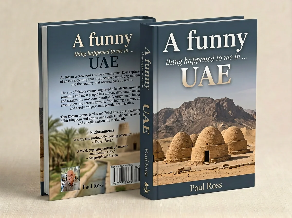 A funny thing happened Book Cover UAE
