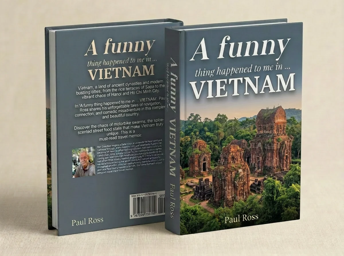A funny thing happened Book Cover VIETNAM